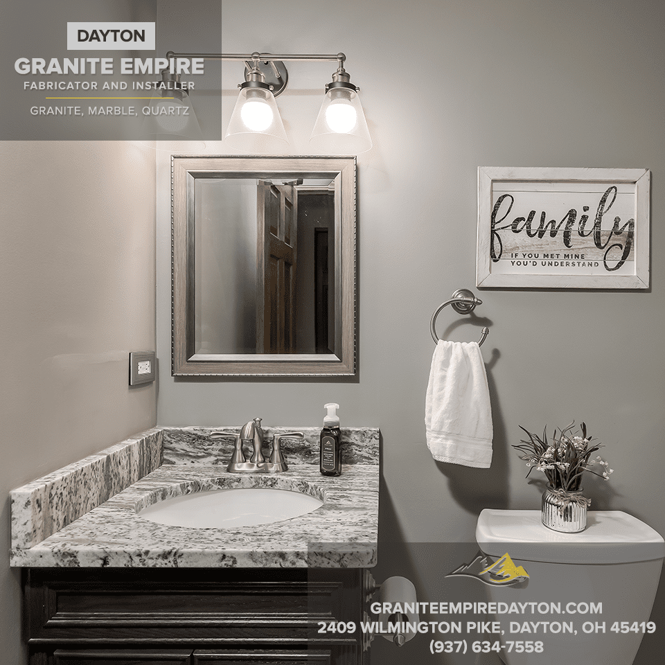 Granite countertops for small bathroom designs